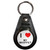 I Love My Whippet - Plastic Medallion Key Ring