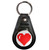 Pixel Heart - Plastic Medallion Key Ring