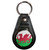 Wales Flag - Plastic Medallion Key Ring Wales Flag - Plastic Medallion Key Ring