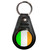 Ireland Flag - Plastic Medallion Key Ring