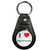 I Love Polititians - Plastic Medallion Key Ring I Love Polititians - Plastic Medallion Key Ring