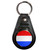 Holland Flag - Plastic Medallion Key Ring Holland Flag - Plastic Medallion Key Ring
