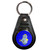 Blue Boy Robot - Plastic Medallion Key Ring Blue Boy Robot - Plastic Medallion Key Ring
