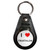 I Love Triathalon - Plastic Medallion Key Ring I Love Triathalon - Plastic Medallion Key Ring