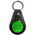 I Hate Badges - Plastic Medallion Key Ring