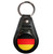 Germany Flag - Plastic Medallion Key Ring