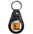 Enviromental Hazard - Plastic Medallion Key Ring Enviromental Hazard - Plastic Medallion Key Ring