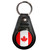 Canada Flag - Plastic Medallion Key Ring Canada Flag - Plastic Medallion Key Ring