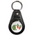 Peas and Carrots - Plastic Medallion Key Ring