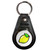 Fruit Machine Lemon - Plastic Medallion Key Ring