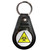 Biohazard - Plastic Medallion Key Ring