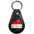 Iraq Flag - Plastic Medallion Key Ring Iraq Flag - Plastic Medallion Key Ring