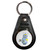 White Boy Robot - Plastic Medallion Key Ring White Boy Robot - Plastic Medallion Key Ring