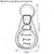 I Love Sleeping - Plastic Medallion Key Ring