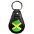 Jamaica Flag - Plastic Medallion Key Ring