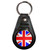 Union Jack UK Flag - Plastic Medallion Key Ring Union Jack UK Flag - Plastic Medallion Key Ring
