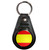 Spain Flag - Plastic Medallion Key Ring Spain Flag - Plastic Medallion Key Ring