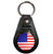 USA Flag - Plastic Medallion Key Ring USA Flag - Plastic Medallion Key Ring