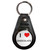 I Love Chocolate - Plastic Medallion Key Ring