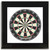Dartboard - Square Glass Coaster