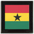 Ghana Flag - Square Glass Coaster Ghana Flag - Square Glass Coaster