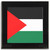 Palestine Flag - Square Glass Coaster