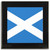 Scotland Flag - Square Glass Coaster