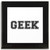 Varsity Geek - Square Glass Coaster