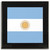 Argentina Flag - Square Glass Coaster