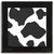 Cow Pattern - Square Glass Coaster