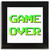 Game Over - Square Glass Coaster