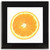 Orange - Square Glass Coaster Orange - Square Glass Coaster