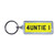 AUNTIE 1 - UK Number Plate Key Ring