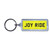JOY RIDE - UK Number Plate Key Ring