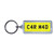 CAR MAD - UK Number Plate Key Ring CAR MAD - UK Number Plate Key Ring