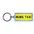 MUMS TAXI - UK Number Plate Key Ring MUMS TAXI - UK Number Plate Key Ring