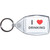 I Love Drinking - Clear Plastic Key Ring Size Choice New