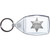 Sheriff Badge - Small Plastic Key Ring Sheriff Badge - Small Plastic Key Ring