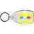 3D Glasses - Clear Plastic Key Ring Size Choice New 3D Glasses - Clear Plastic Key Ring Size Choice New