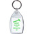 Keep Calm and Whack It - Clear Plastic Key Ring Size Choice New