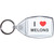 I Love Melons - Clear Plastic Key Ring Size Choice New