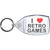I Love Retro Games - Clear Plastic Key Ring I Love Retro Games - Clear Plastic Key Ring
