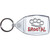 Br00tal Knuckleduster - Clear Plastic Key Ring Size Choice New