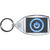 Power On/Off - Clear Plastic Key Ring Size Choice New