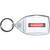 Danger - Clear Plastic Key Ring Size Choice New
