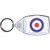 MOD - Clear Plastic Key Ring Size Choice New