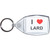 I Love Lard - Clear Plastic Key Ring Size Choice New I Love Lard - Clear Plastic Key Ring Size Choice New