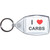 I Love Carbs - Clear Plastic Key Ring Size Choice New