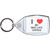 I Love My Mid Life Crisis - Clear Plastic Key Ring Size Choice New