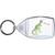 Dinosaur Rawwr! - Clear Plastic Key Ring Size Choice New